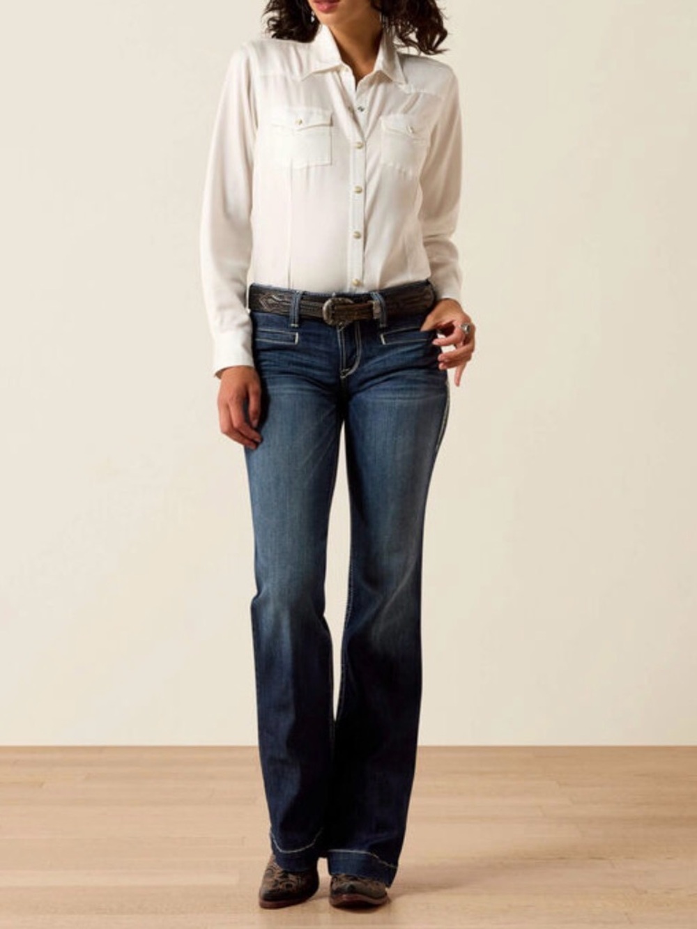 Ariat Mid Rise Entwined Trouser Jeans Size 31R